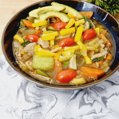 Lean and Green Mushroom Cho Cho Soup